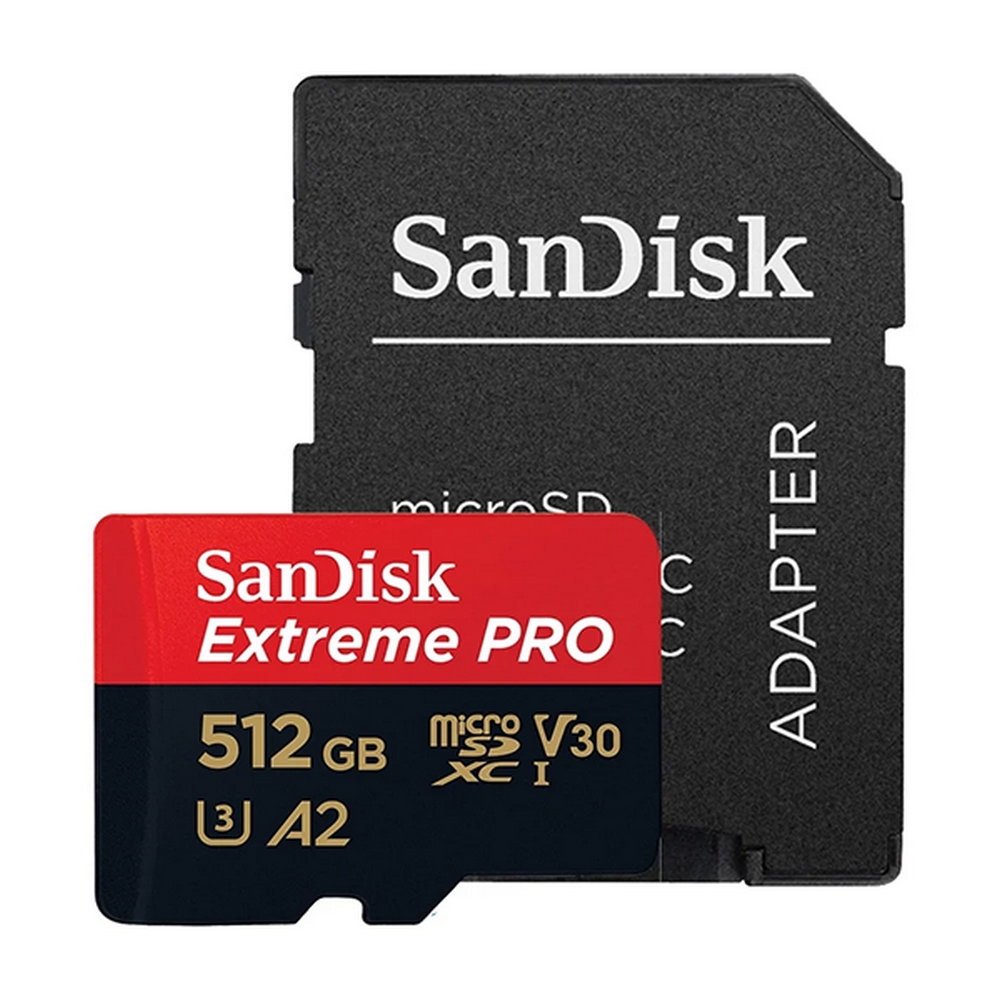 Thẻ nhớ Micro SDXC Sandisk Extreme Pro V30 A2 200MB/S 512GB Read 200MB/s 